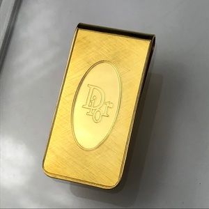 RARE VTG CHRISTIAN DIOR MONEY CLIP
